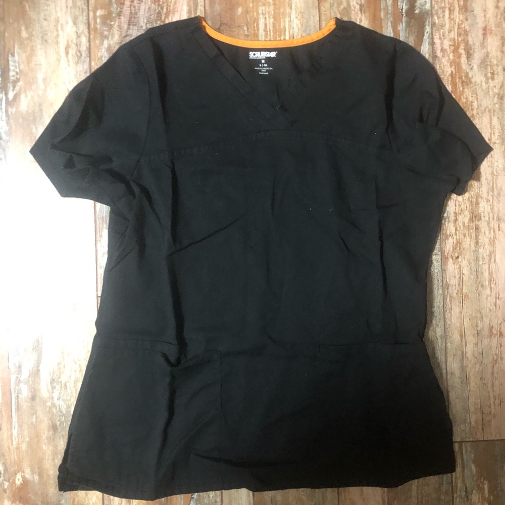 Black Scrub Top